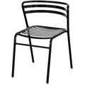 Safco Chair, Stack, Outdr, Steel SAF4360BL